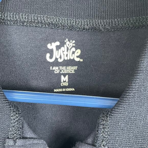 K0042 Justice Blue Polo Size M (10) - Picture 2 of 3
